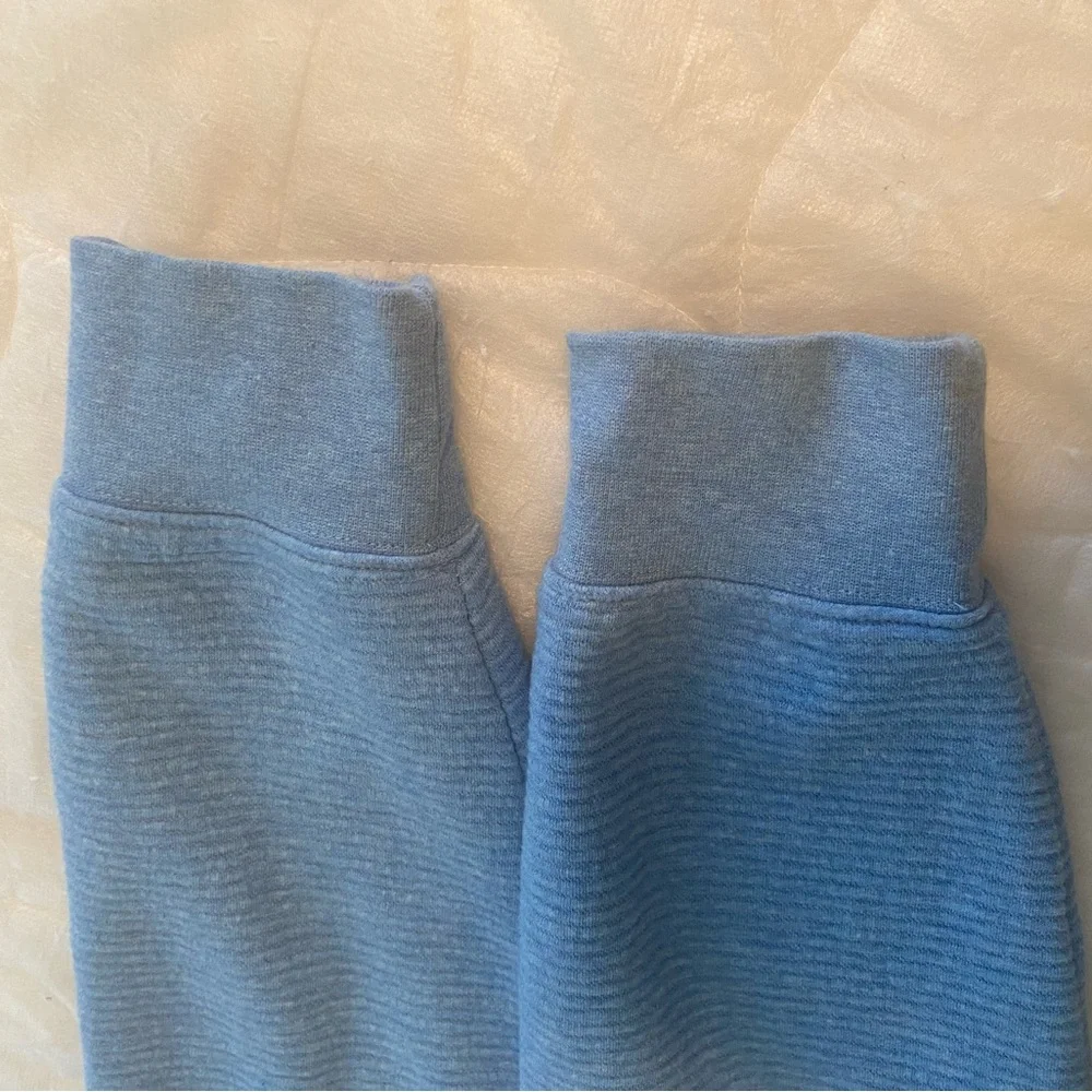 L.L. Bean Blue Zip Up Sweater with Standing Collar - like new - Picture 7 of 12